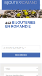 Mobile Screenshot of bijoutierromand.ch
